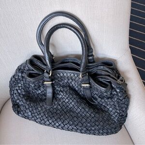 Marta Ponti Letaher Woven Hand Bag